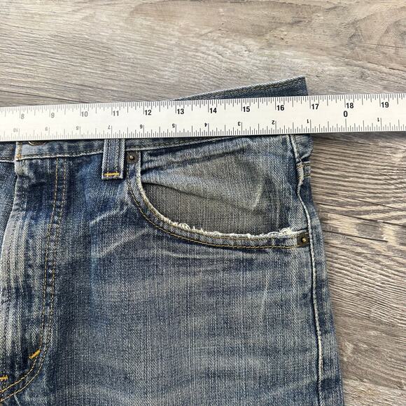 Vintage Y2k Levis 550 Red Tab‎ Womens 34x31 Blue Relaxed Tapered Denim Jeans - Picture 6 of 15